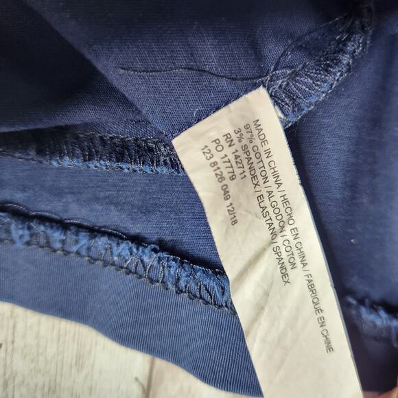 Eloquii Button Front A-Line Navy Blue Dress Size 16 - Picture 10 of 10